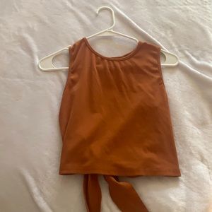 Honey Belle Tank, ties in the back, size M